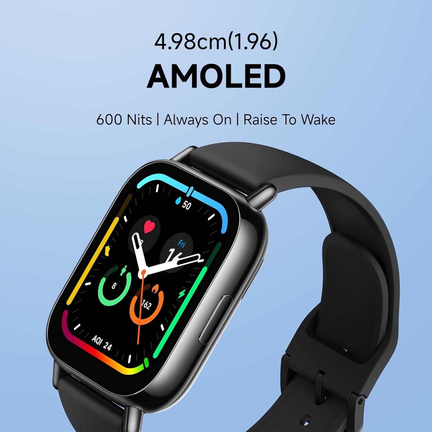 Redmi Watch 5 Lite, 1.96" Amoled, Advanced in-Built GPS, 5 ATM, 18 Day Battery, Bluetooth Calling with AI Noise Reduction