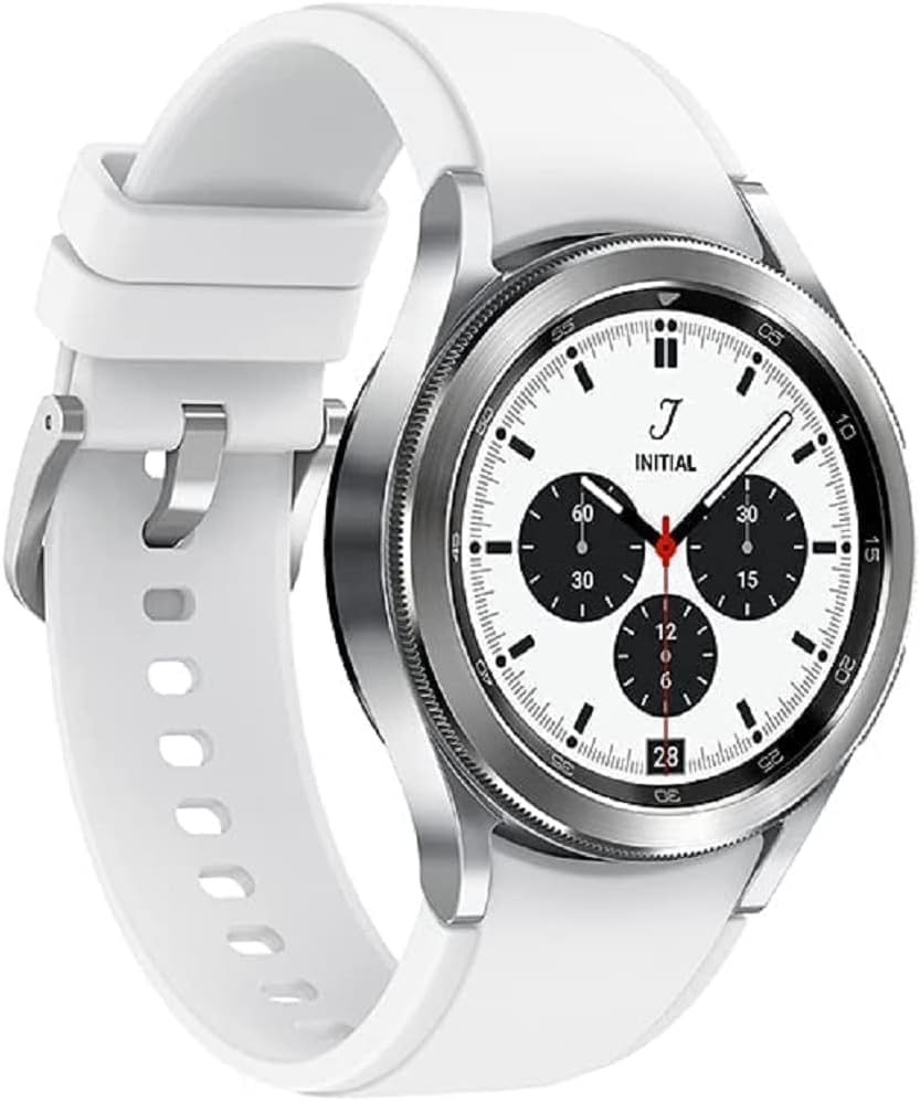SAMSUNG Galaxy Watch 4 Classic 42mm Smartwatch w/Bonus Band (Black), ECG Monitor Tracker for Health, Fitness, Running, Sleep Cycles, GPS Fall Detection & Bluetooth, US Version