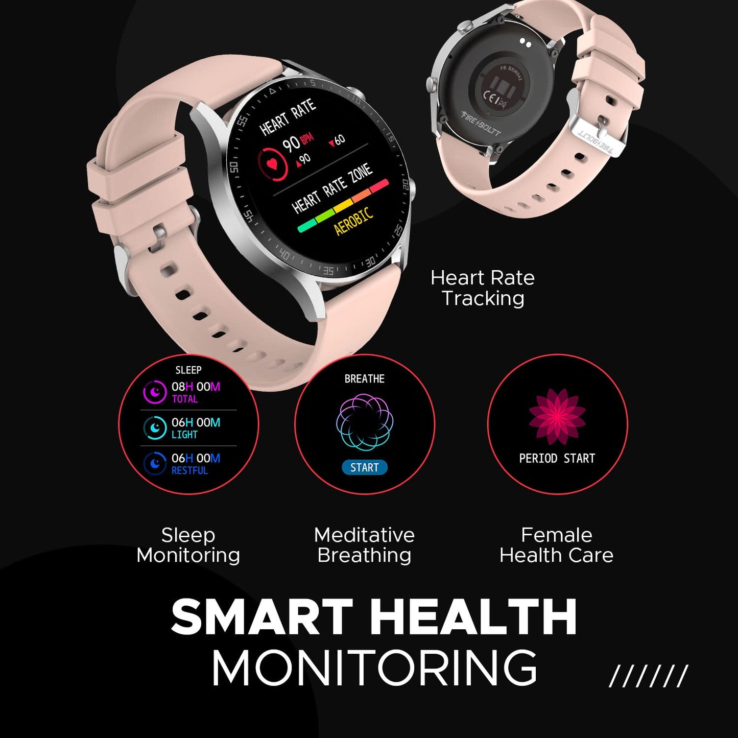 Fire-Boltt Talk 2 Pro Bluetooth Calling Smartwatch, 1.39" TFT Display with Dual Button, Hands On Voice Assistance, 120 Sports Modes, in Built Mic & Speaker