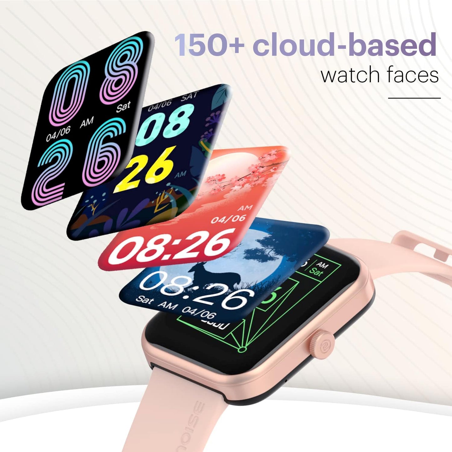 Noise Pulse 2 Max 1.85" Display, Bluetooth Calling Smart Watch, 10 Days Battery, 550 NITS Brightness, Smart DND, 100 Sports Modes, Smartwatch for Men and Women