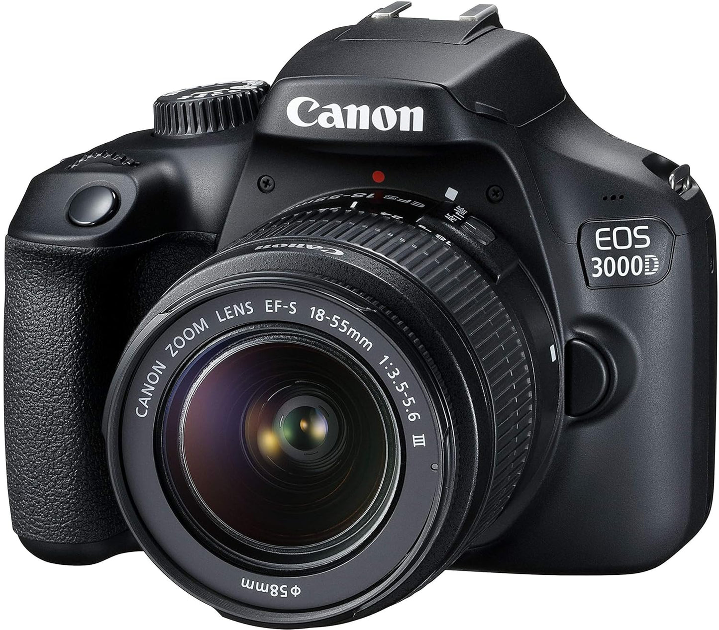 Canon EOS 3000D 18MP Digital SLR Camera (Black) with 18-55mm is II Lens, 16GB Card and Carry Case