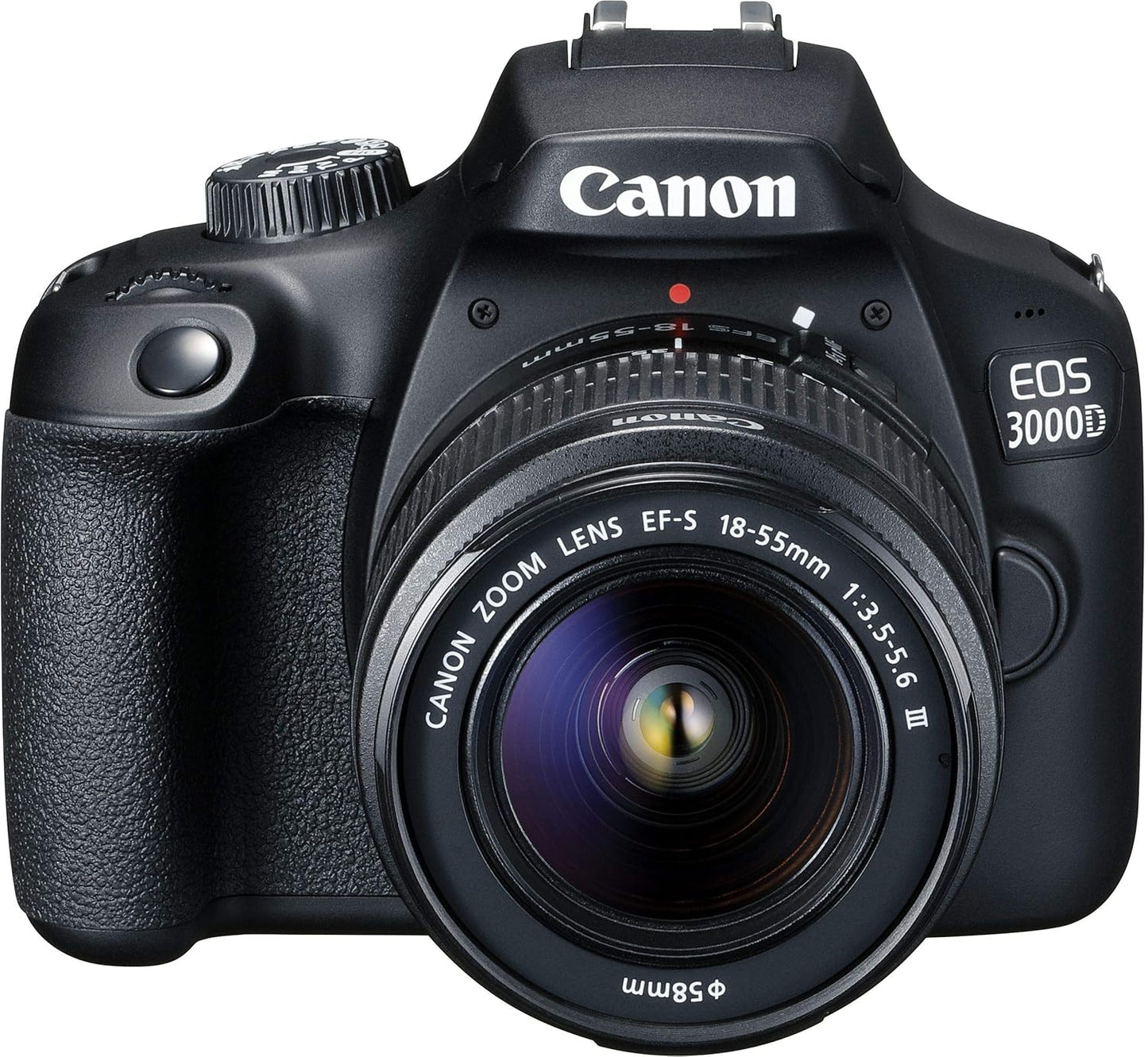 Canon EOS 3000D 18MP Digital SLR Camera (Black) with 18-55mm is II Lens, 16GB Card and Carry Case