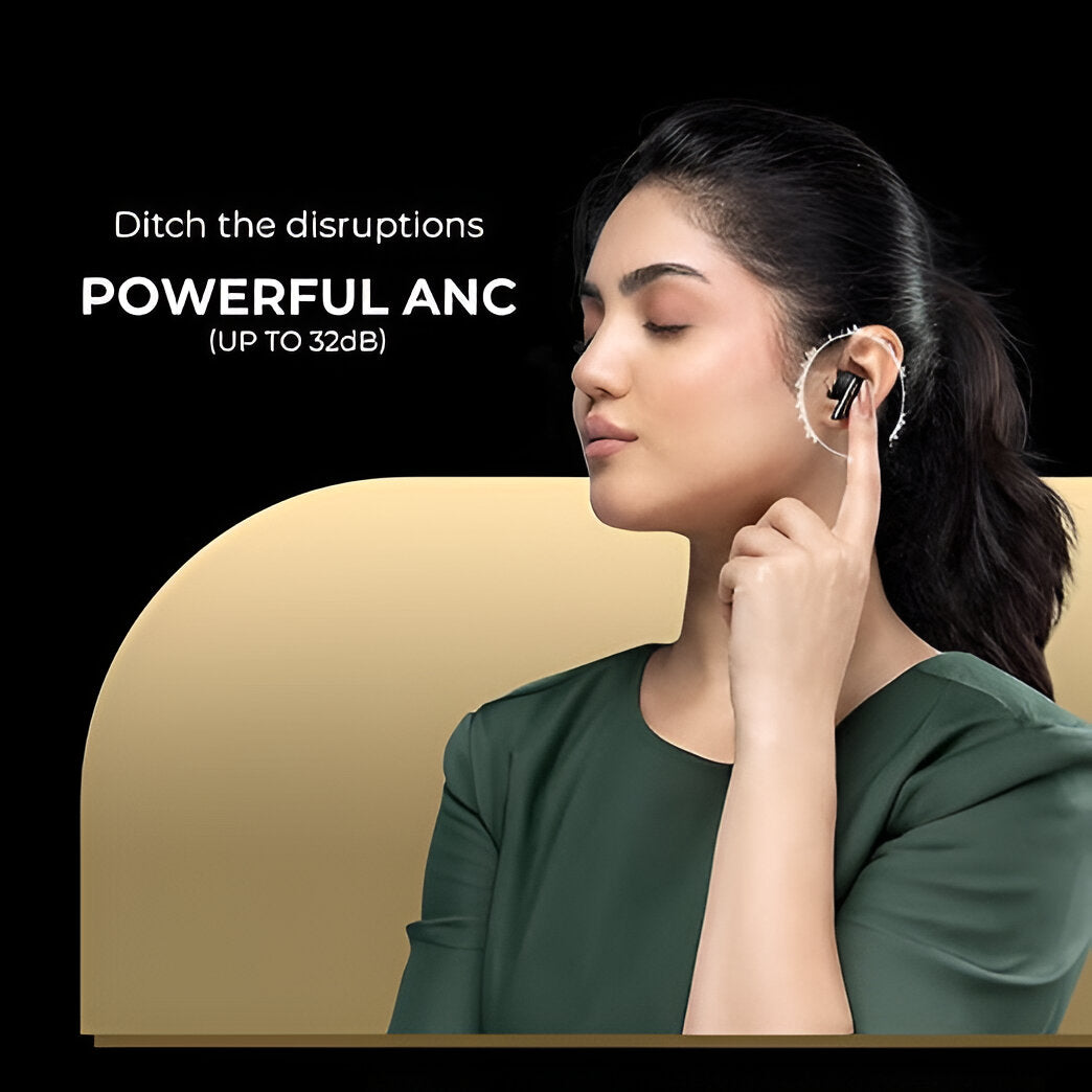 Noise Buds N1 Pro in-Ear Truly Wireless Earbuds with Metallic Finish, ANC(Upto 30dB), 60H of Playtime, Dual Pairing