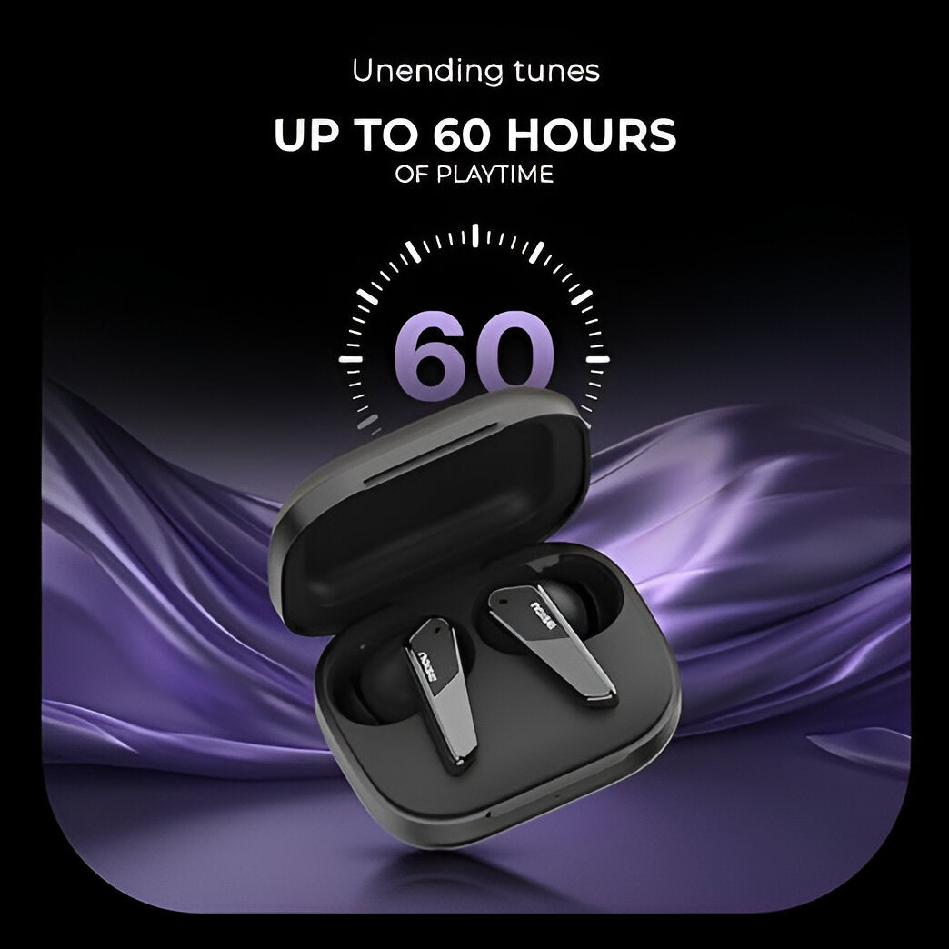 Noise Buds N1 Pro in-Ear Truly Wireless Earbuds with Metallic Finish, ANC(Upto 30dB), 60H of Playtime, Dual Pairing