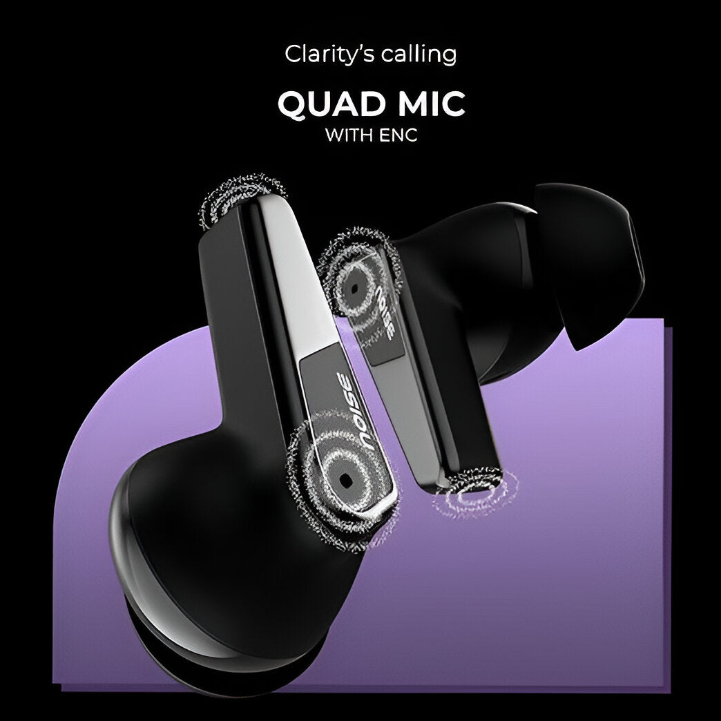 Noise Buds N1 Pro in-Ear Truly Wireless Earbuds with Metallic Finish, ANC(Upto 30dB), 60H of Playtime, Dual Pairing