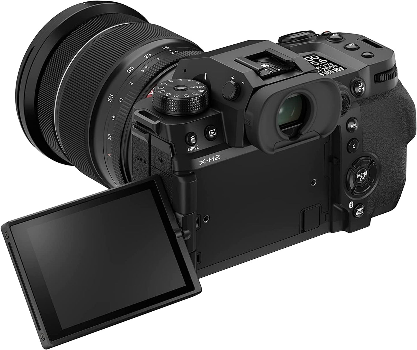 Fujifilm X-H2 40MP APS-C X-Trans Sensor|Pixel Shift|IBIS System|Ultra High Resolution Mirrorless Camera|8k 30p|Subject Tracking with XF16-80mm f/1:4 Lens for pro Photographers and videographers