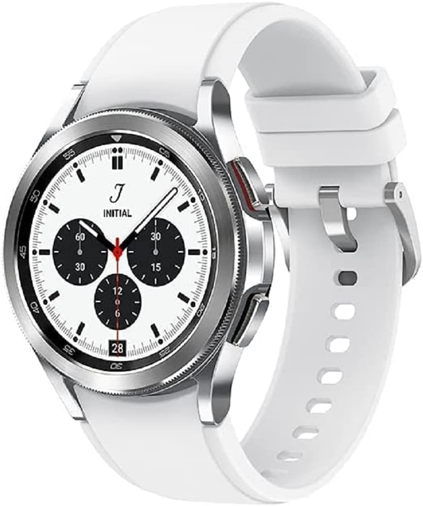 SAMSUNG Galaxy Watch 4 Classic 42mm Smartwatch w/Bonus Band (Black), ECG Monitor Tracker for Health, Fitness, Running, Sleep Cycles, GPS Fall Detection & Bluetooth, US Version