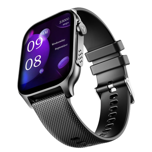 boAt New Launch Ultima Ember Smartwatch w/ 1.96” (4.97 cm) AMOLED Display, Personalized Fitness Nudges, Functional Crown, 100+ Sports Modes, Custom Watch Faces