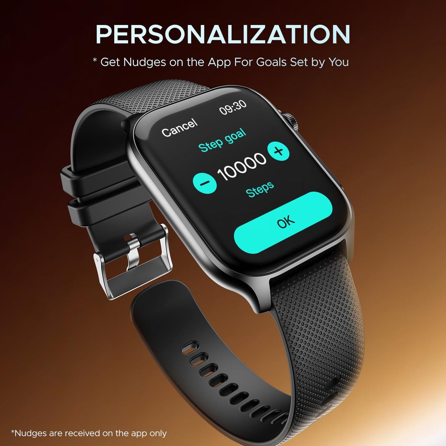 boAt New Launch Ultima Ember Smartwatch w/ 1.96” (4.97 cm) AMOLED Display, Personalized Fitness Nudges, Functional Crown, 100+ Sports Modes, Custom Watch Faces