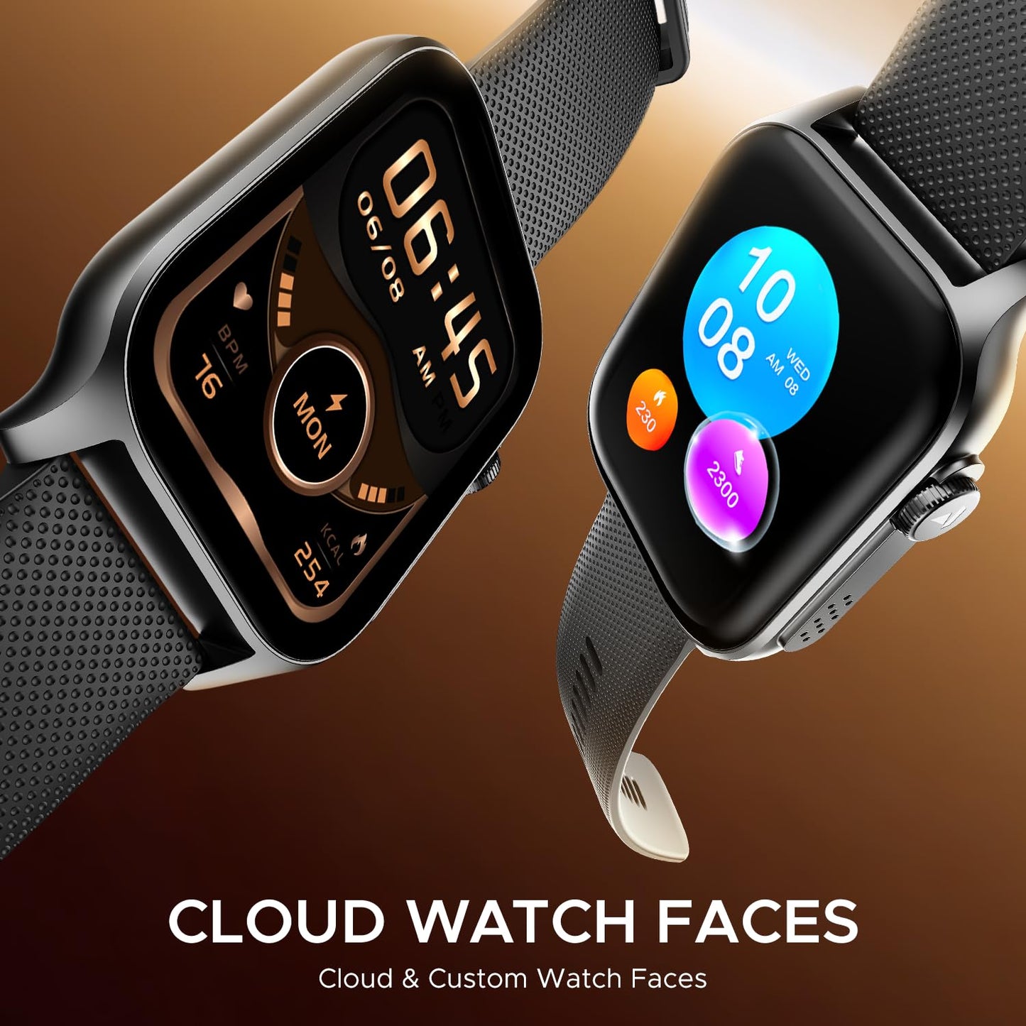 boAt New Launch Ultima Ember Smartwatch w/ 1.96” (4.97 cm) AMOLED Display, Personalized Fitness Nudges, Functional Crown, 100+ Sports Modes, Custom Watch Faces
