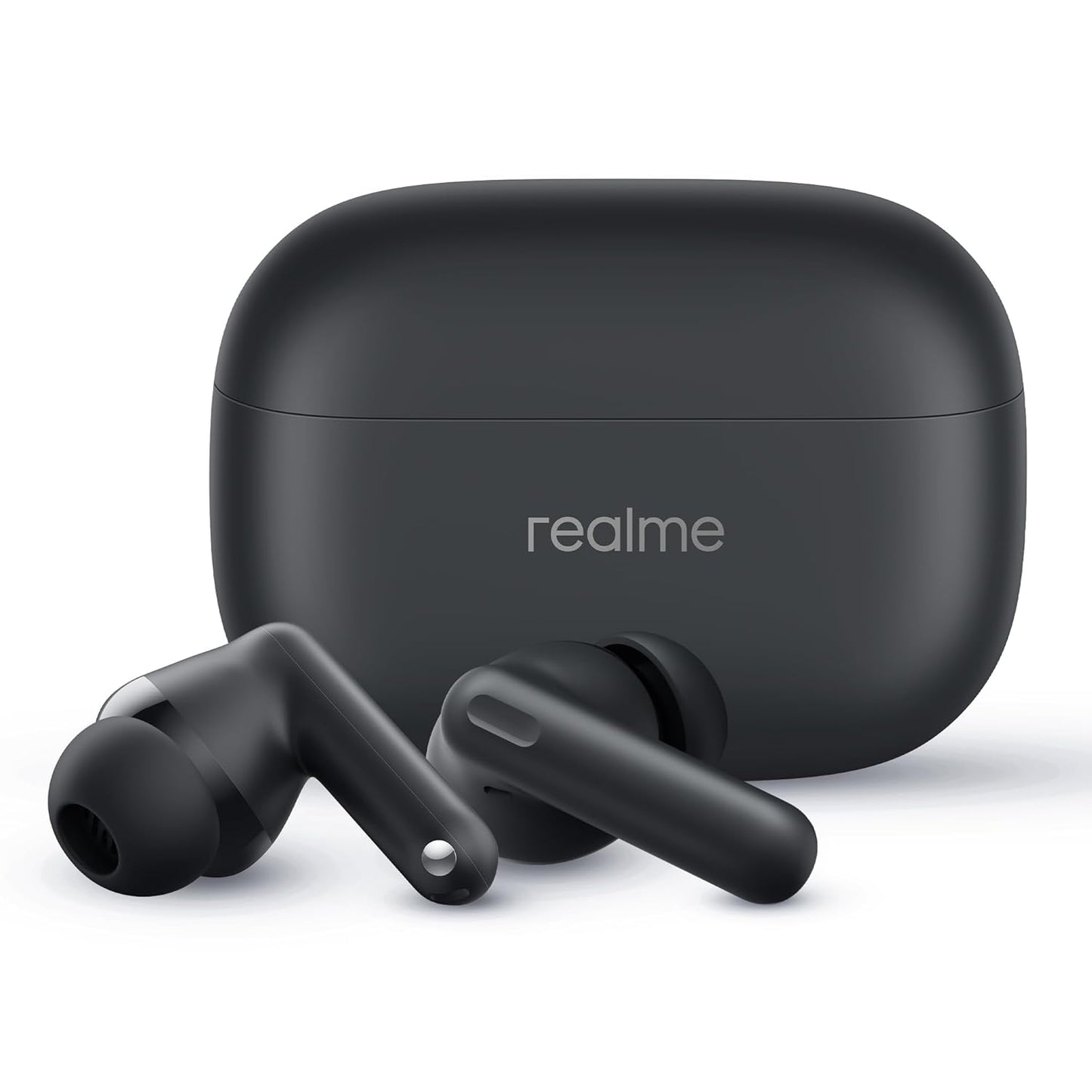 realme Buds T310 True Wireless in-Ear Earbuds with 46dB Hybrid ANC, 360° Spatial Audio, 12.4mm Dynamic Bass Driver, Upto 40Hrs Battery and Fast Charging